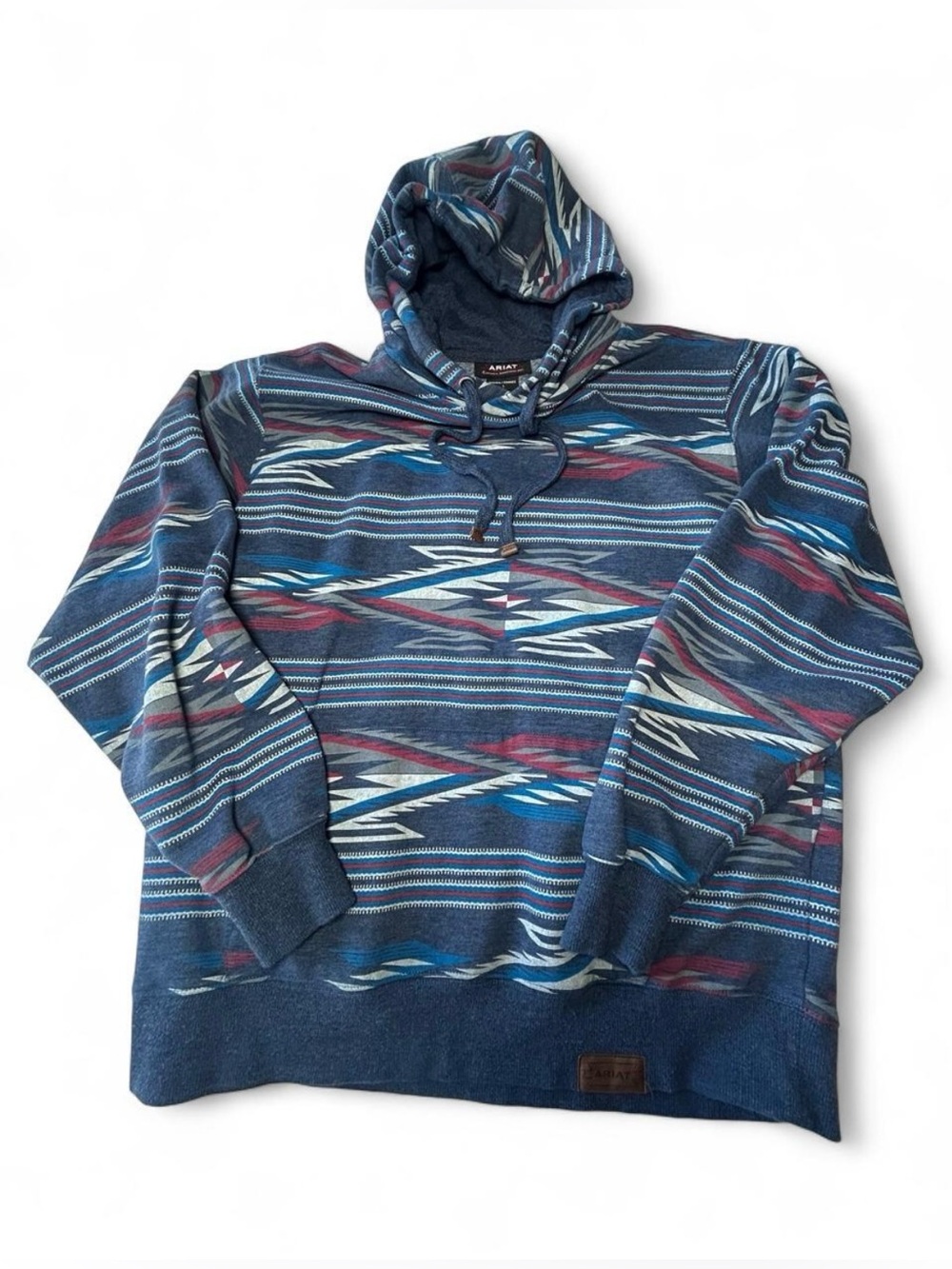 Ariat Western Printed Chimayo Pullover Hoodie Sweatshirt Women's Size Large